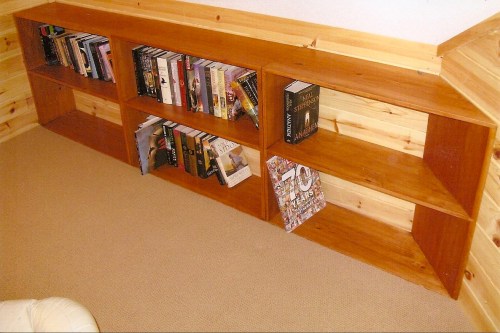 attic bookshelf old house